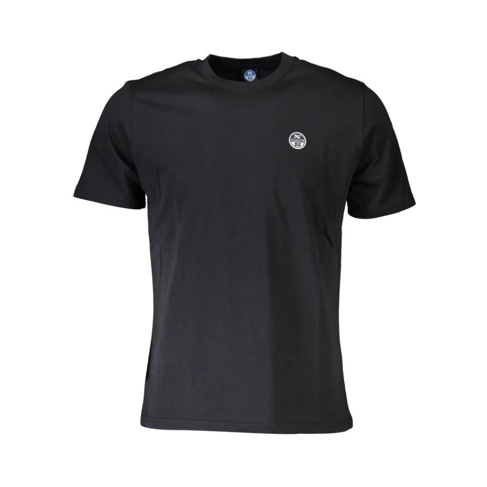 North Sails Black Cotton Men T-Shirt - XL - Image 2