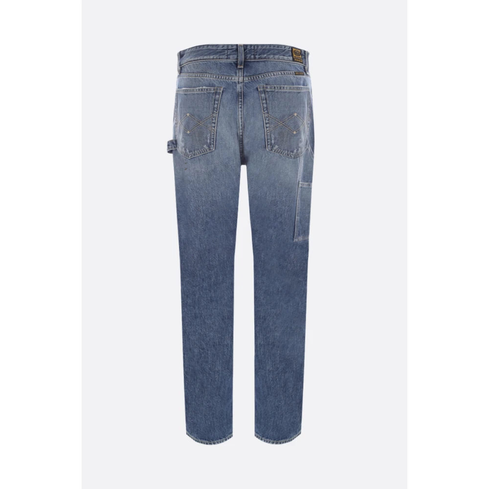 Washington DEE CEE Cropped Blauwe Gewassen Denim Jeans Blue Dames
