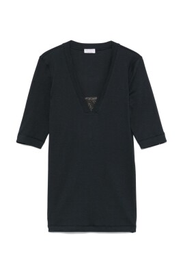 blue-v-neck-top-straight-hem