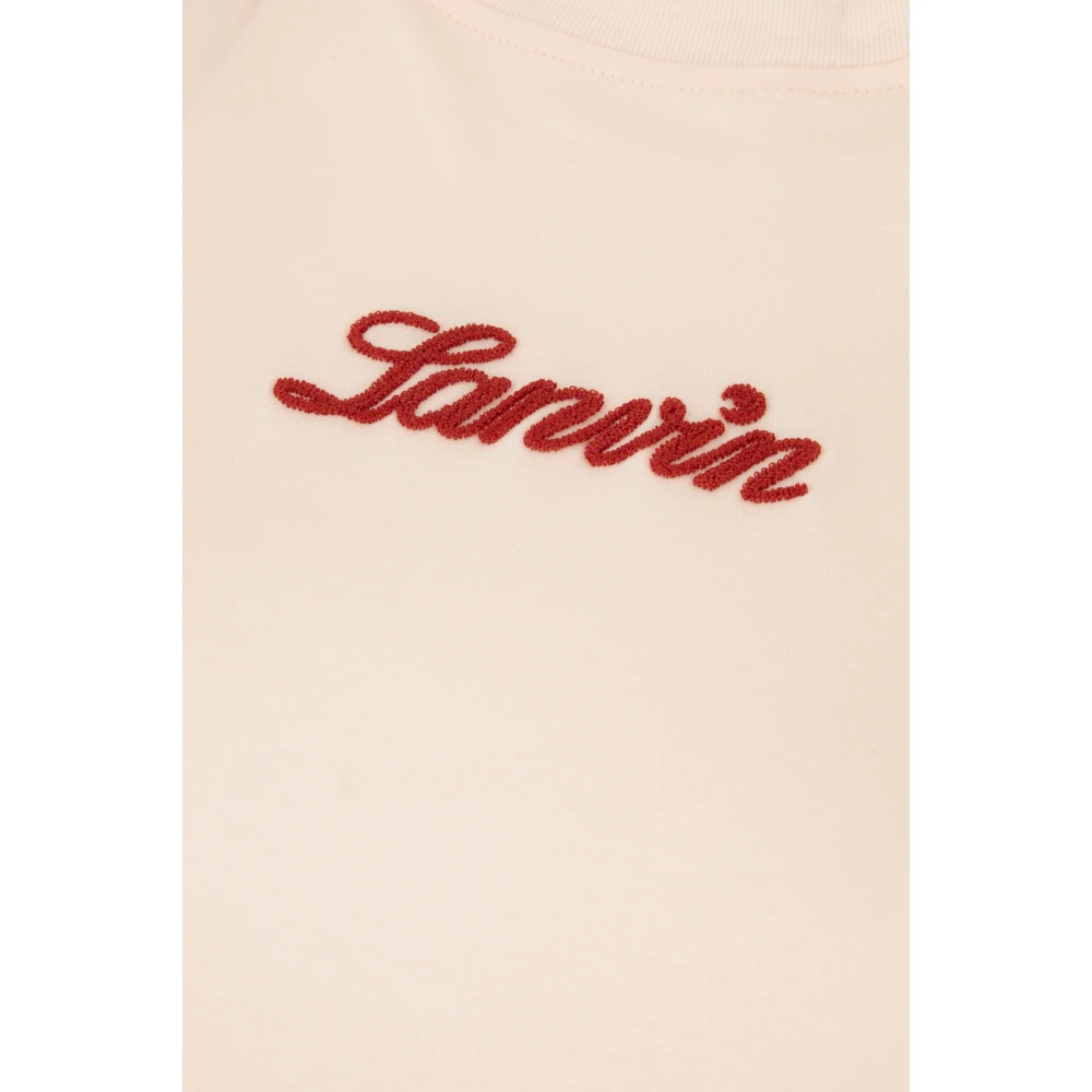 Lanvin Casual Katoenen T-Shirt voor Mannen Pink Dames