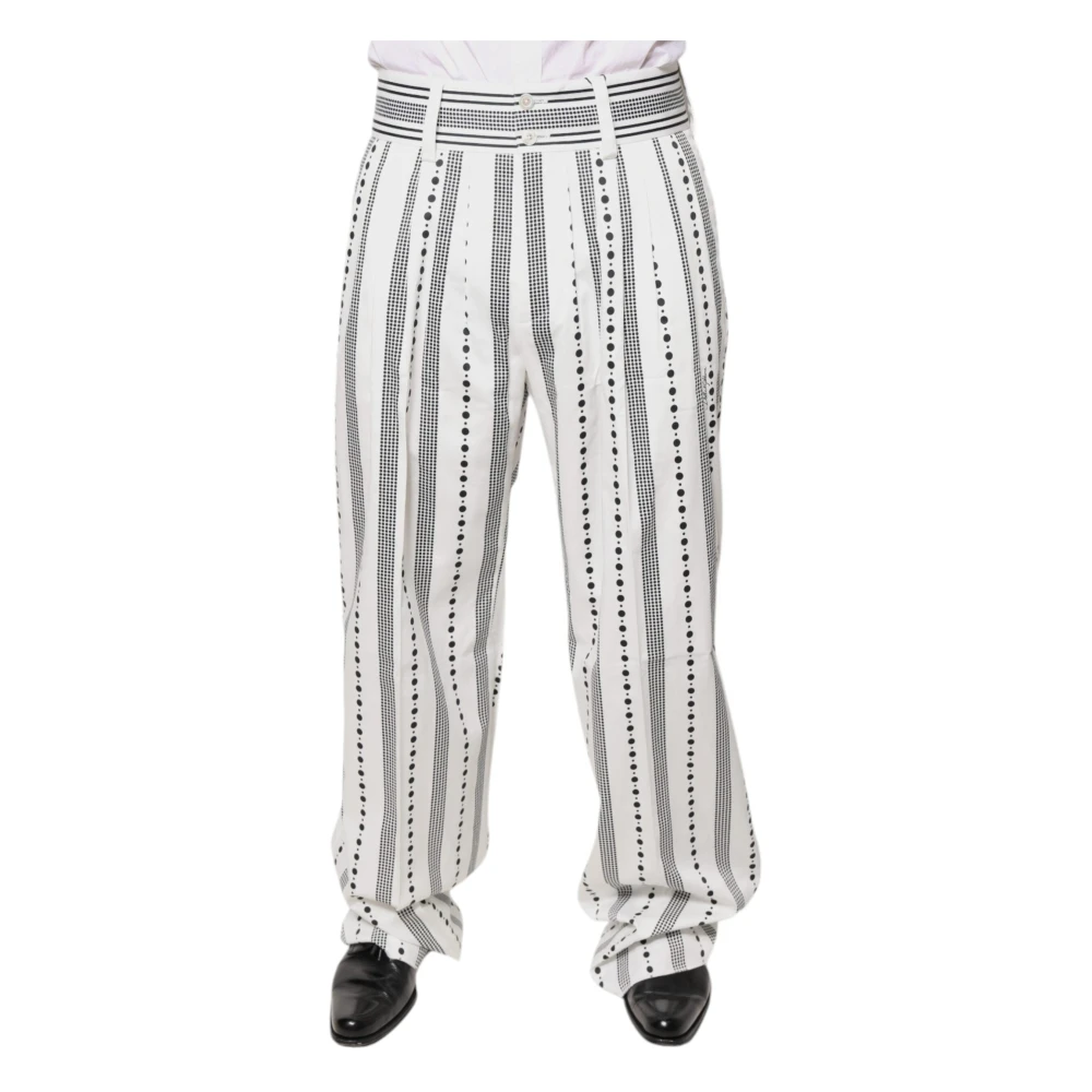 Dolce & Gabbana Hombre Multicolor - Pantalones De Vestir Rectos Formales - Trousers - L