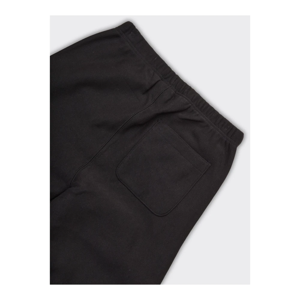 Champion Zwarte Reverse Weave Straight Hem Broek Black Heren