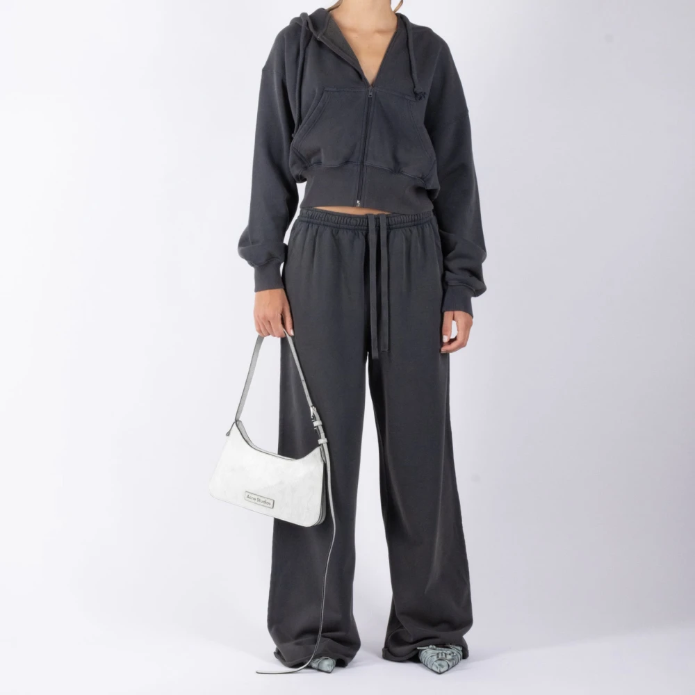 Acne Studios Oceaanblauwe Katoenen Sweatshirt Ai0157 Blue Dames