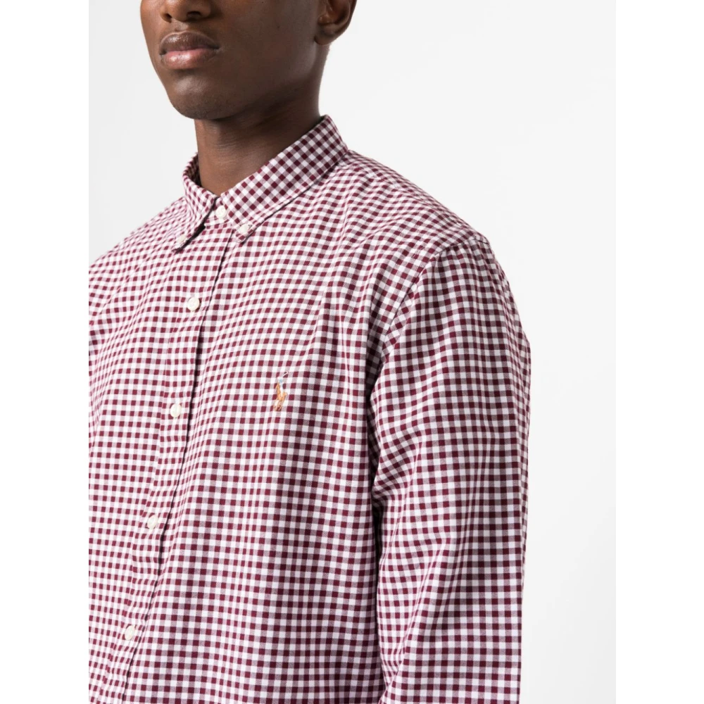 Polo Ralph Lauren Paarse Overhemden voor Mannen Aw24 Purple Heren