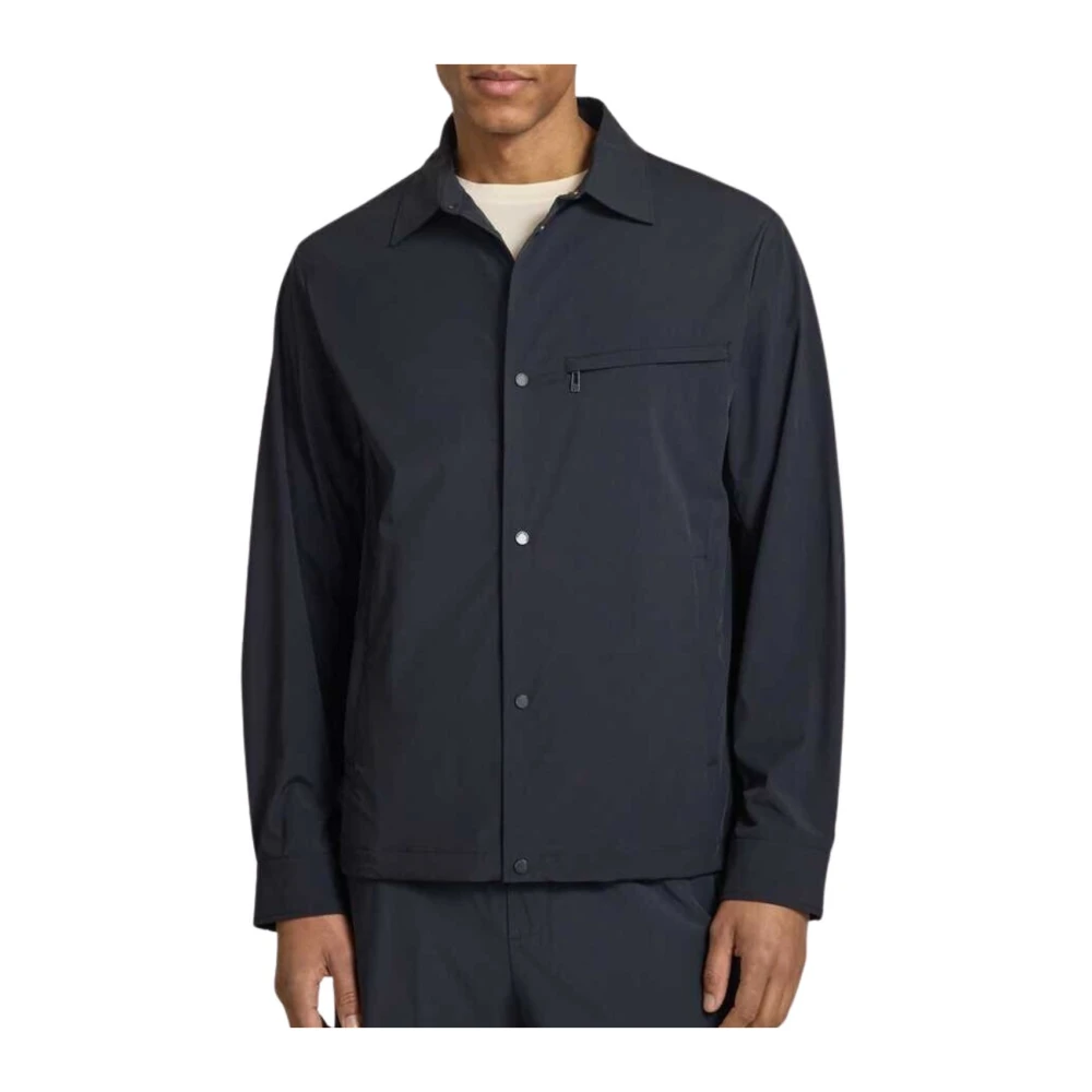 Armani Exchange Men's Blue Light Jackets, L, Blouson Jacket