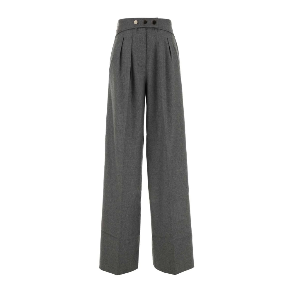 Andamane Grijze Wide-Leg Broek Gray Dames