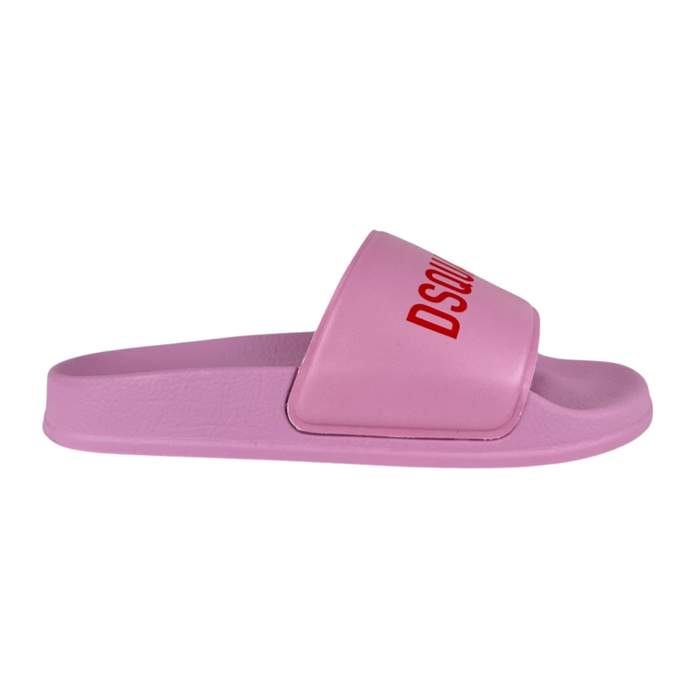 Dsquared2 Rosa Barn Sandaler Slides Pink, Flicka