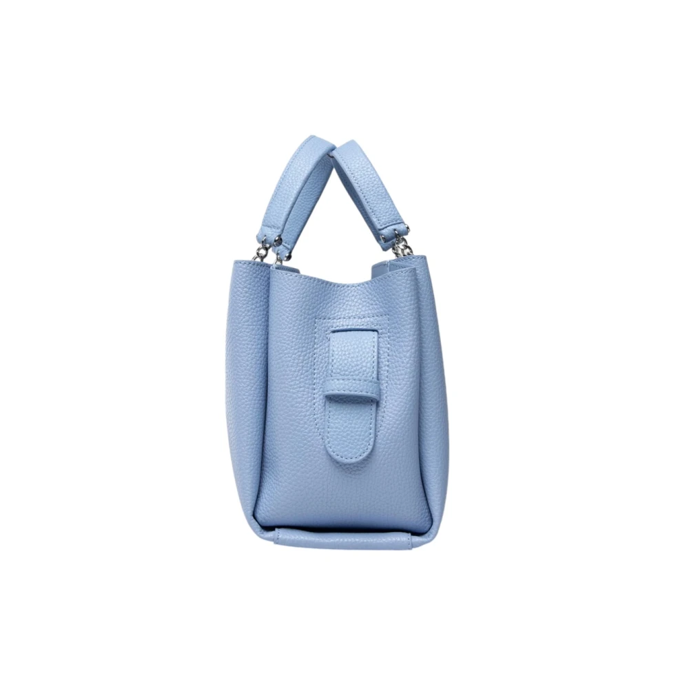 Emporio Armani Stijlvolle Leren Portemonnee Blue Dames