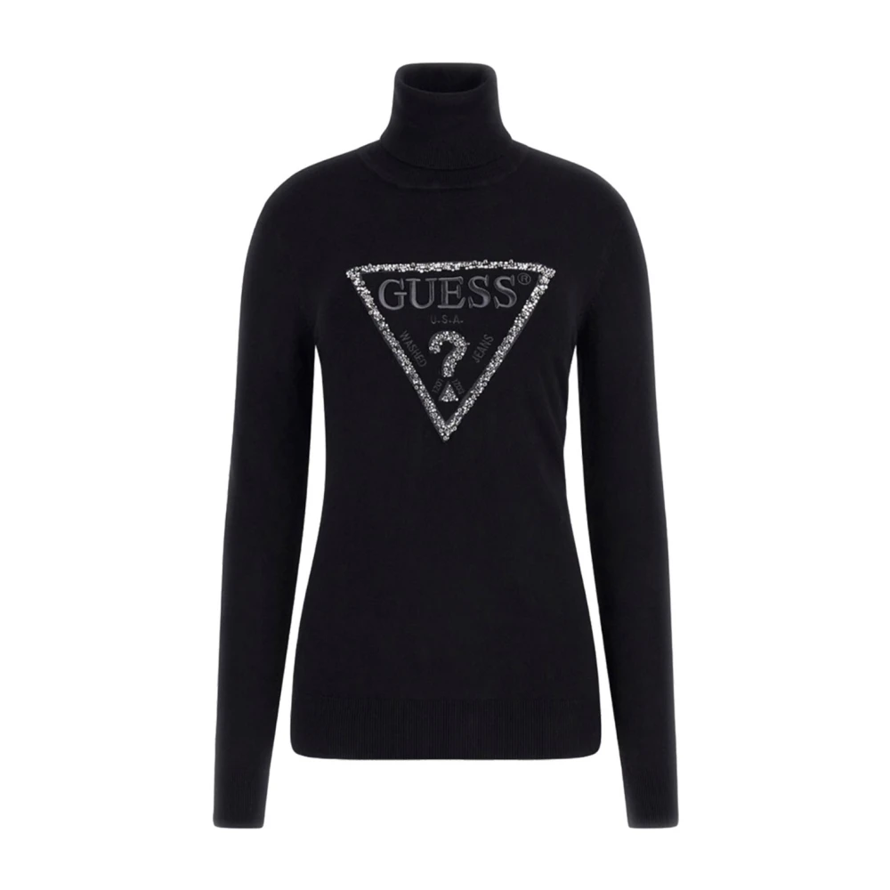 Guess Zwarte Dames Jersey Top Black Dames