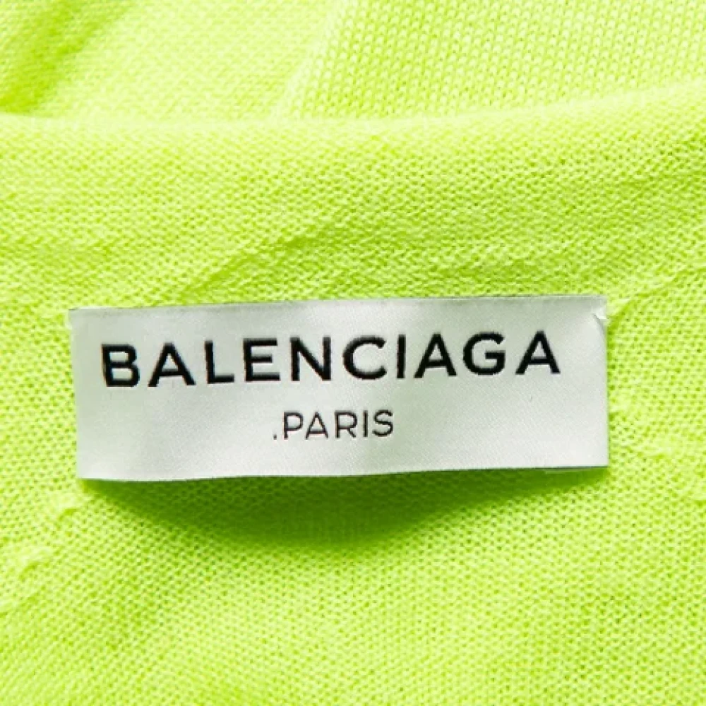 Balenciaga Vintage Pre-owned Cashmere tops Green Dames