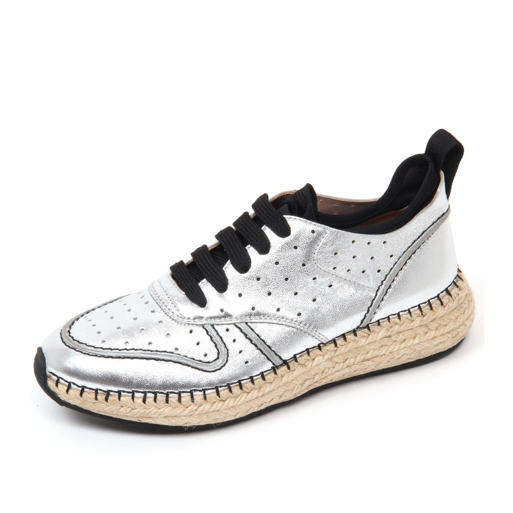 Tod’s Rafia Run Schoen in Dames Schoenen Grijs