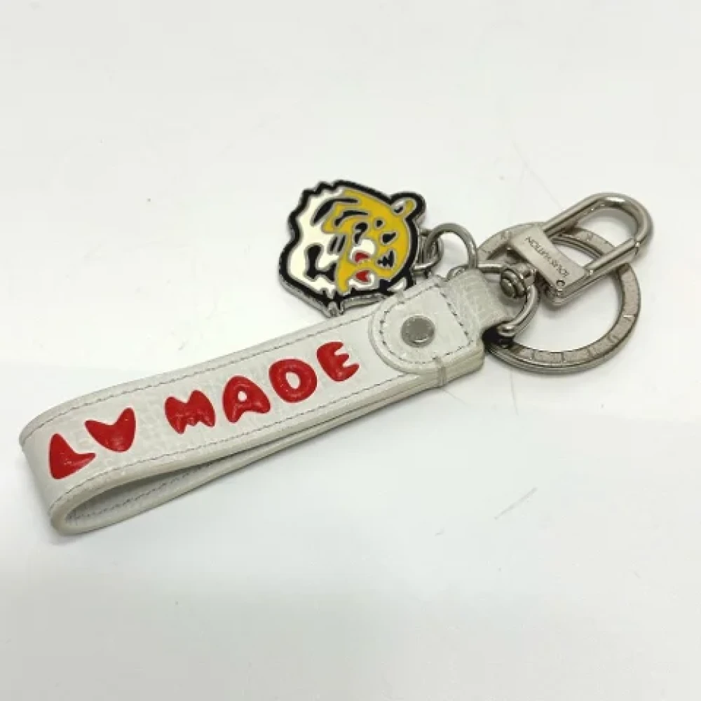 Louis Vuitton Vintage Pre-owned Leather key-holders White Dames