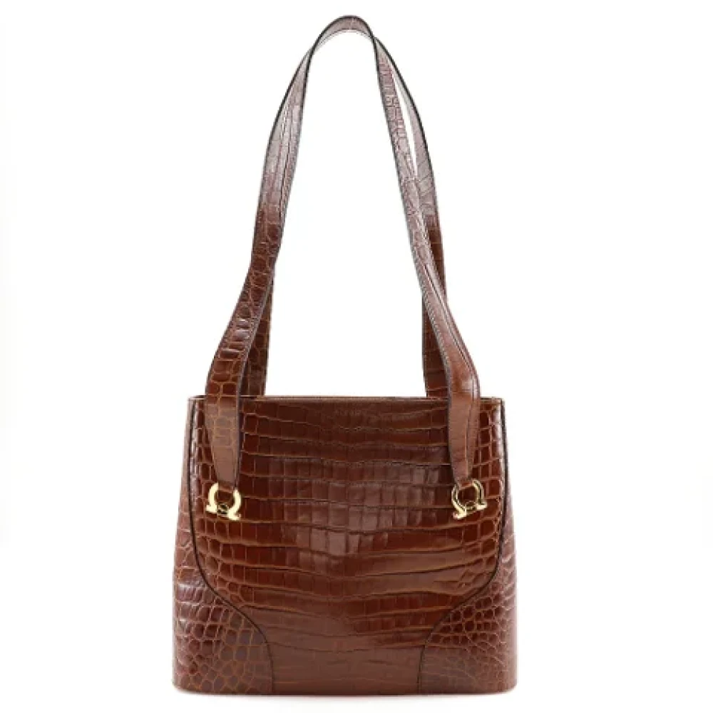 Pre-owned > Pre-owned Bags > Pre-owned Shoulder Bags - - Salvatore Ferragamo Pre-owned - Modalova