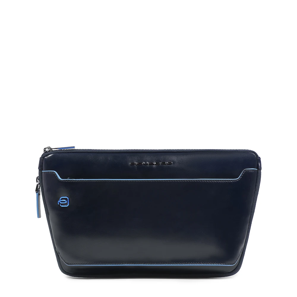 Piquadro Vrouw Blauw Uitbreidbare Platte Heuptas