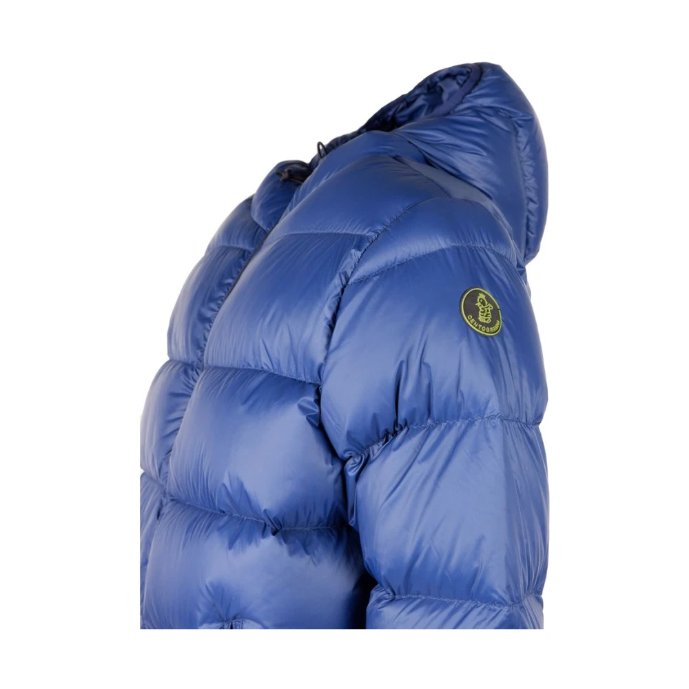Centogrammi Elegante Nylon Donsjas Blue Heren