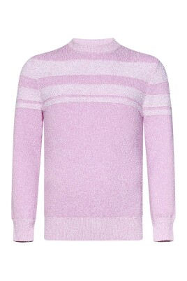 pink-striped-crewneck-sweater