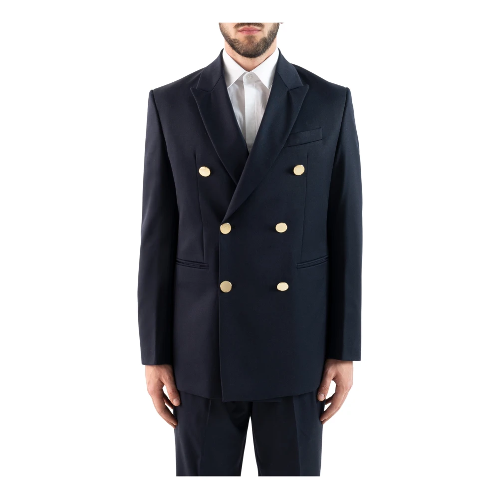 Corsinelabedoli Blå Double-Breasted Blazer