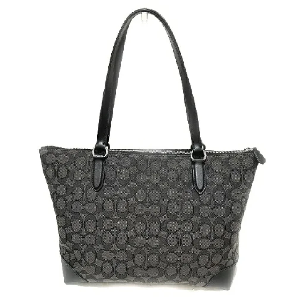 Coach Pre-owned Canvas handbags Gray Dames