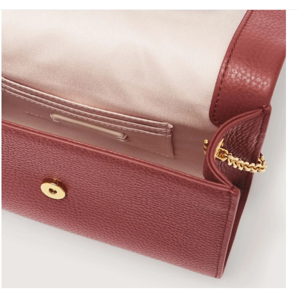 Coccinelle Bruine Schoudertas met Metalen Detail Brown Dames