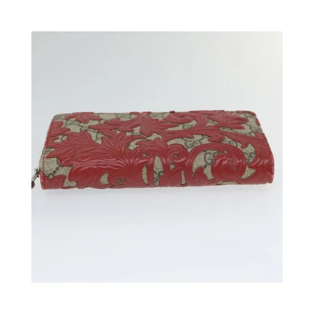 Gucci Vintage Pre-owned Leather wallets Red Dames