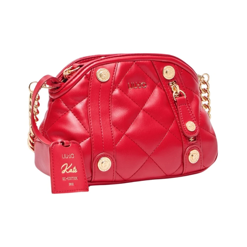 Liu Jo Women's Red Shoulder Bags, One Size, Quilted Crossbody Bag