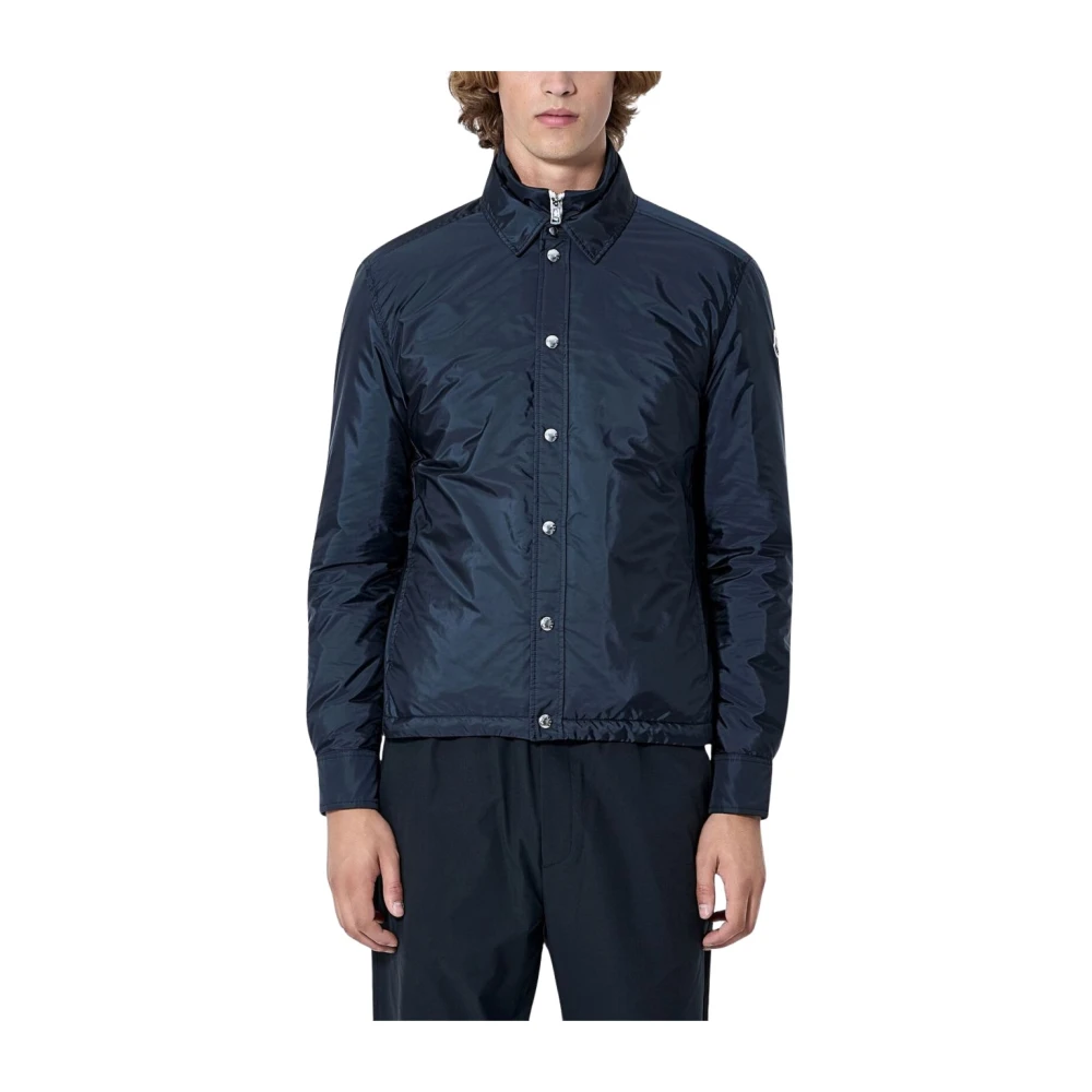 Moncler Light Jackets, Male, L, Jackets Blue