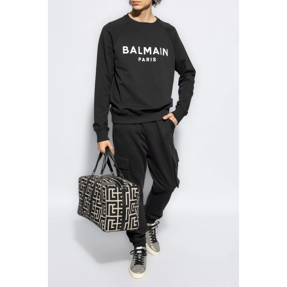 Balmain Cargo sweatpants Black Heren