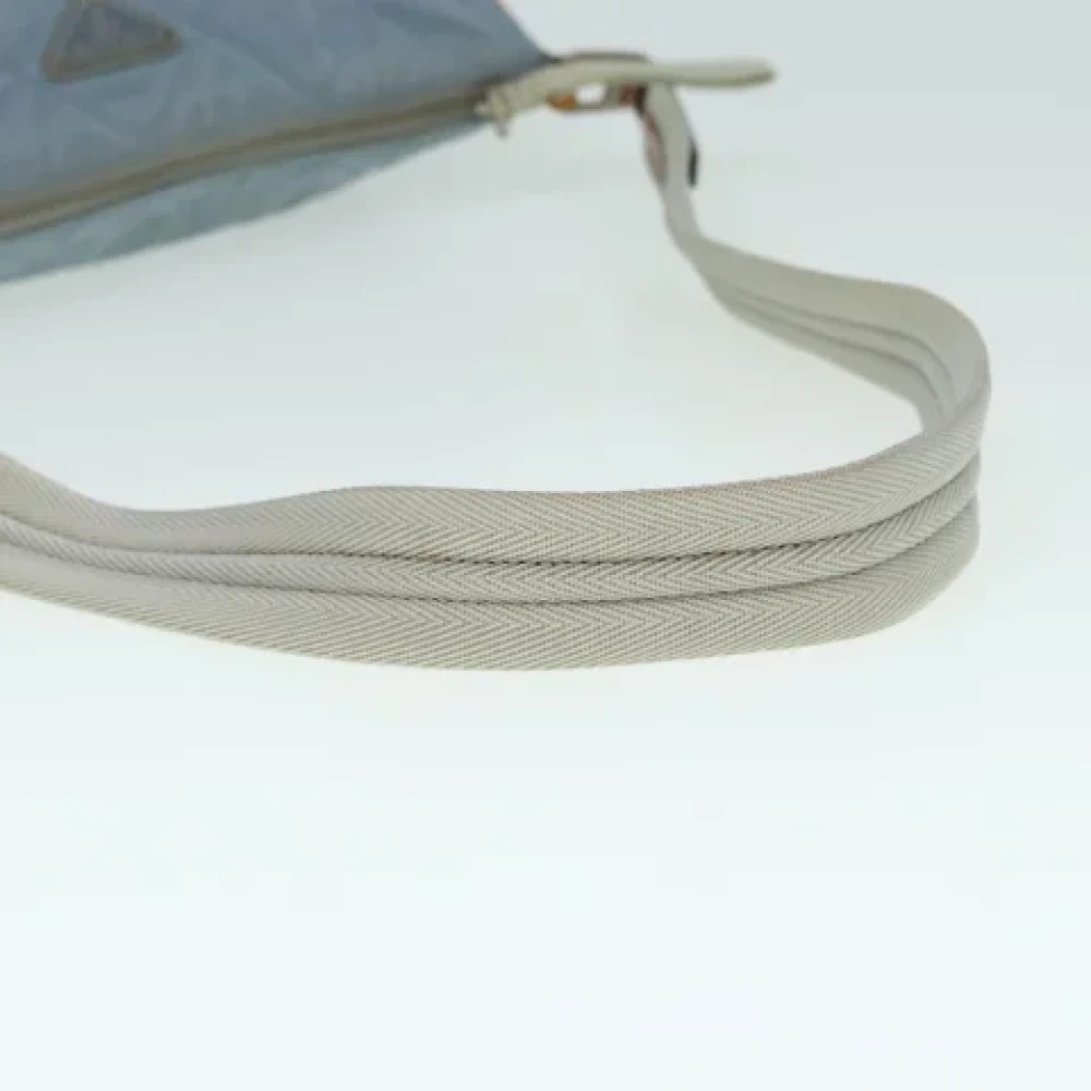 Prada Vintage Pre-owned Nylon prada-bags Blue Dames