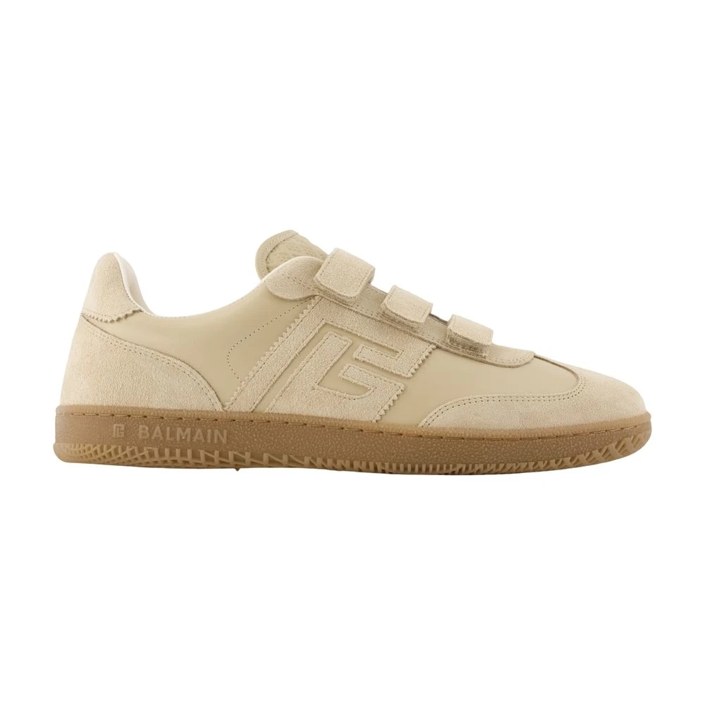 Balmain Beige Swan Scratch Trainers - Male - Sneakers - 7 Uk - Shoes
