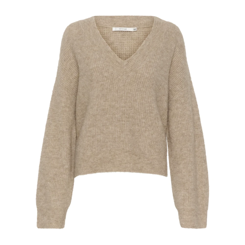 Knitwear > V-neck Knitwear - - Gestuz - Modalova