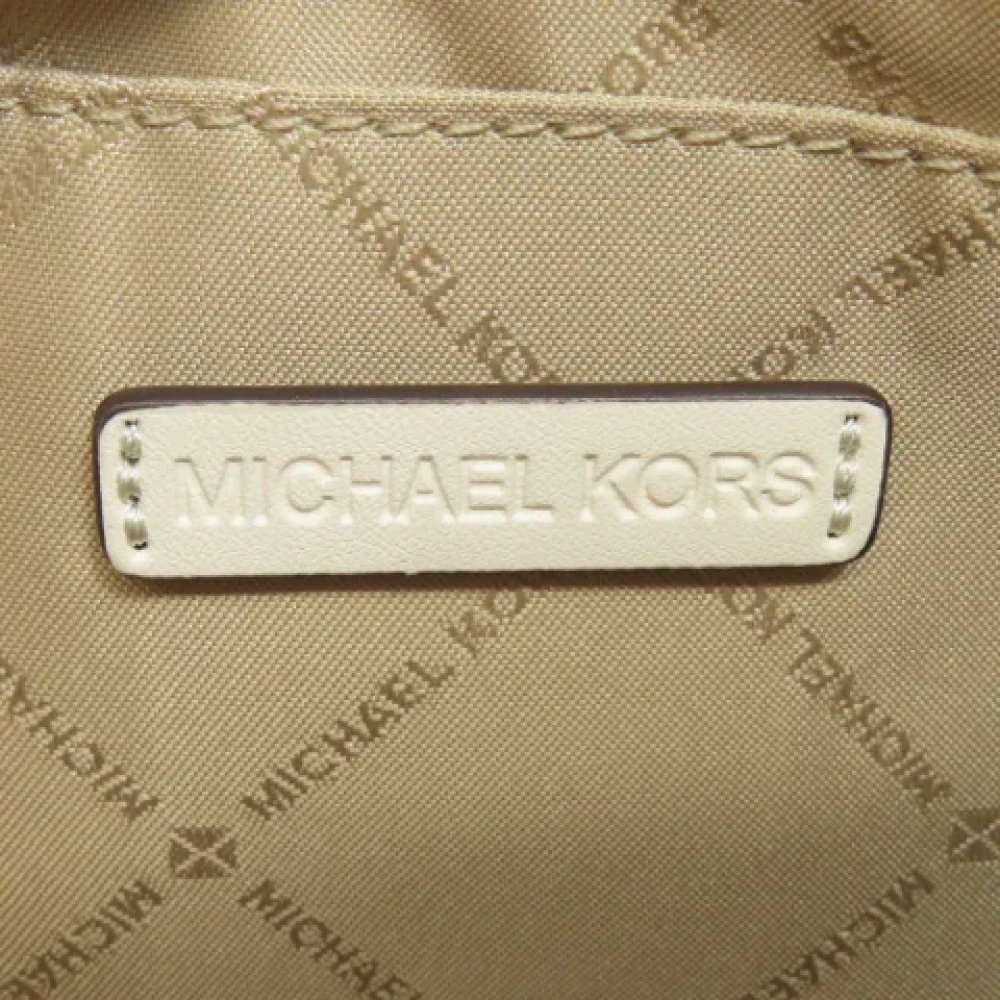 Michael Kors Pre-owned Leather shoulder-bags White Dames
