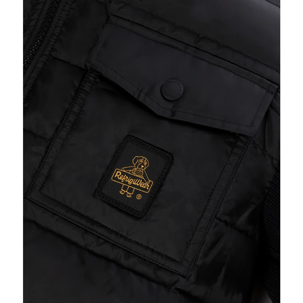 RefrigiWear Stijlvolle Jassen voor Alle Seizoenen Black Heren
