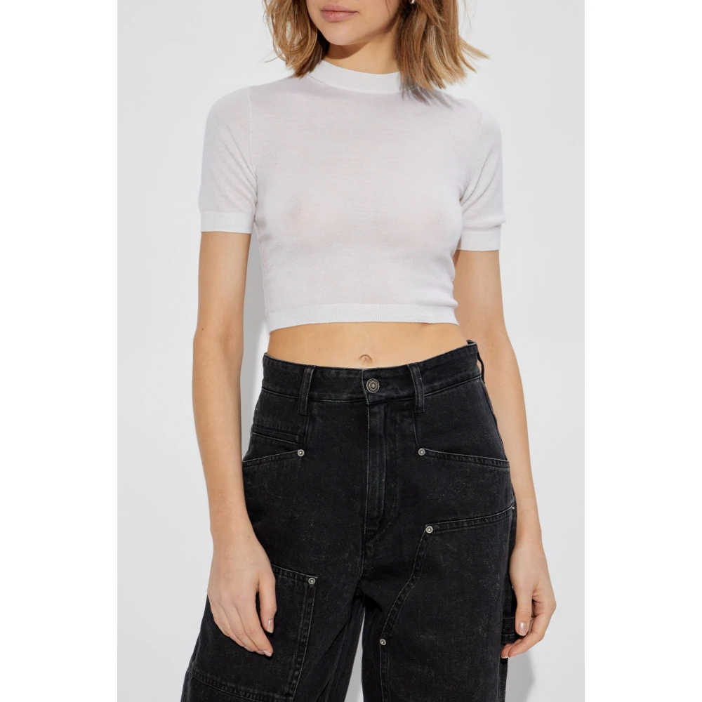 Alaïa Kasjmier top Beige Dames