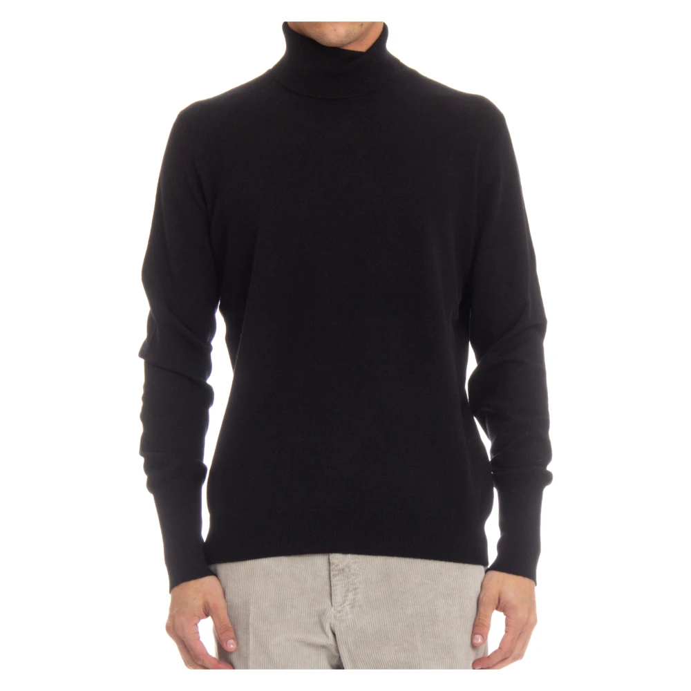 Ballantyne Kashmir Turtleneck Tröja Svart Black, Herr