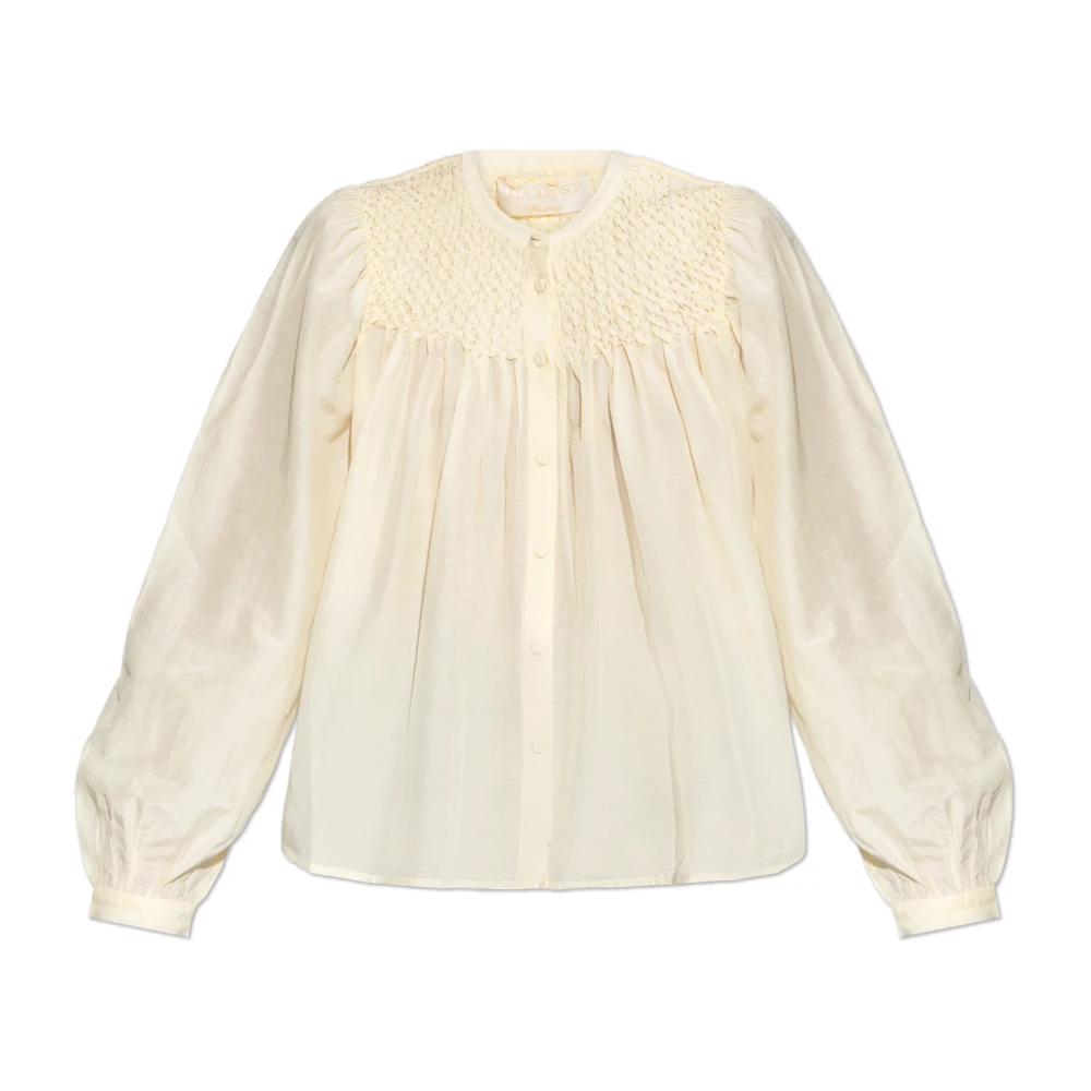 Ulla Johnson Top Soffia Beige Dames