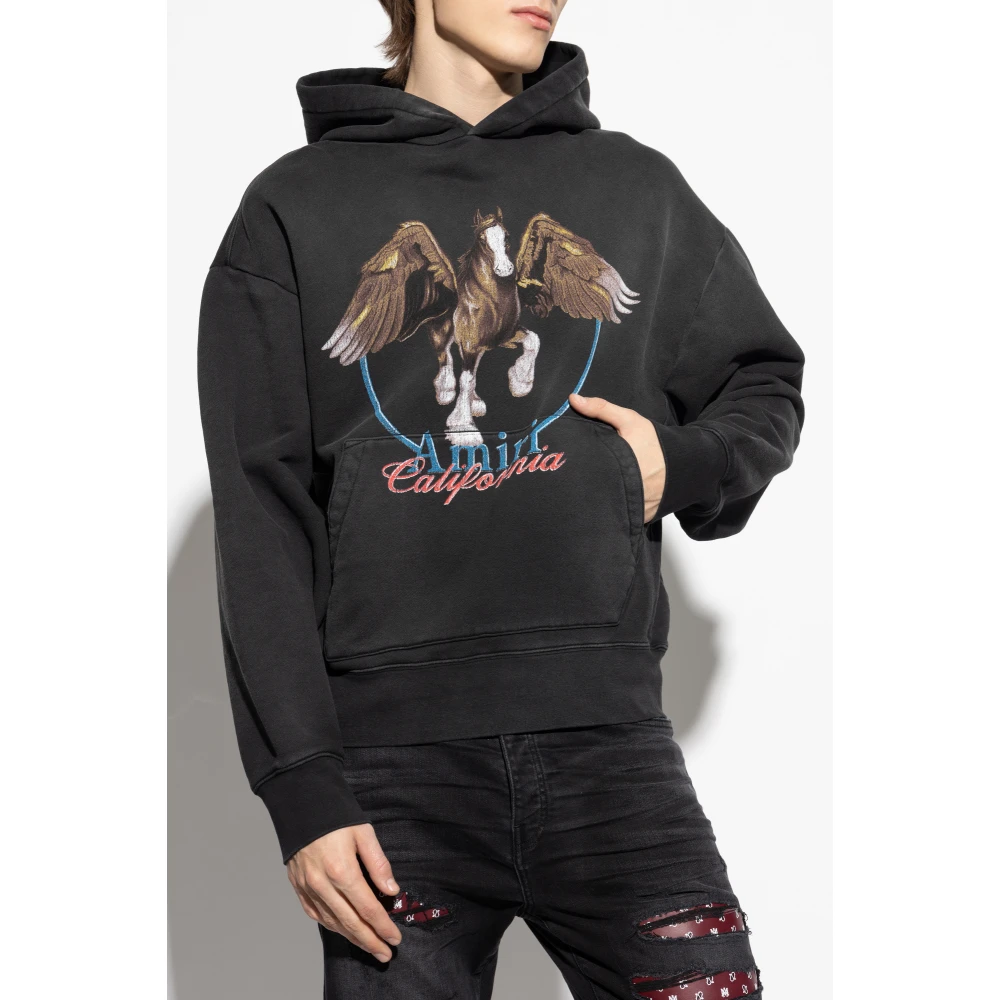Amiri Hoodie Black Heren