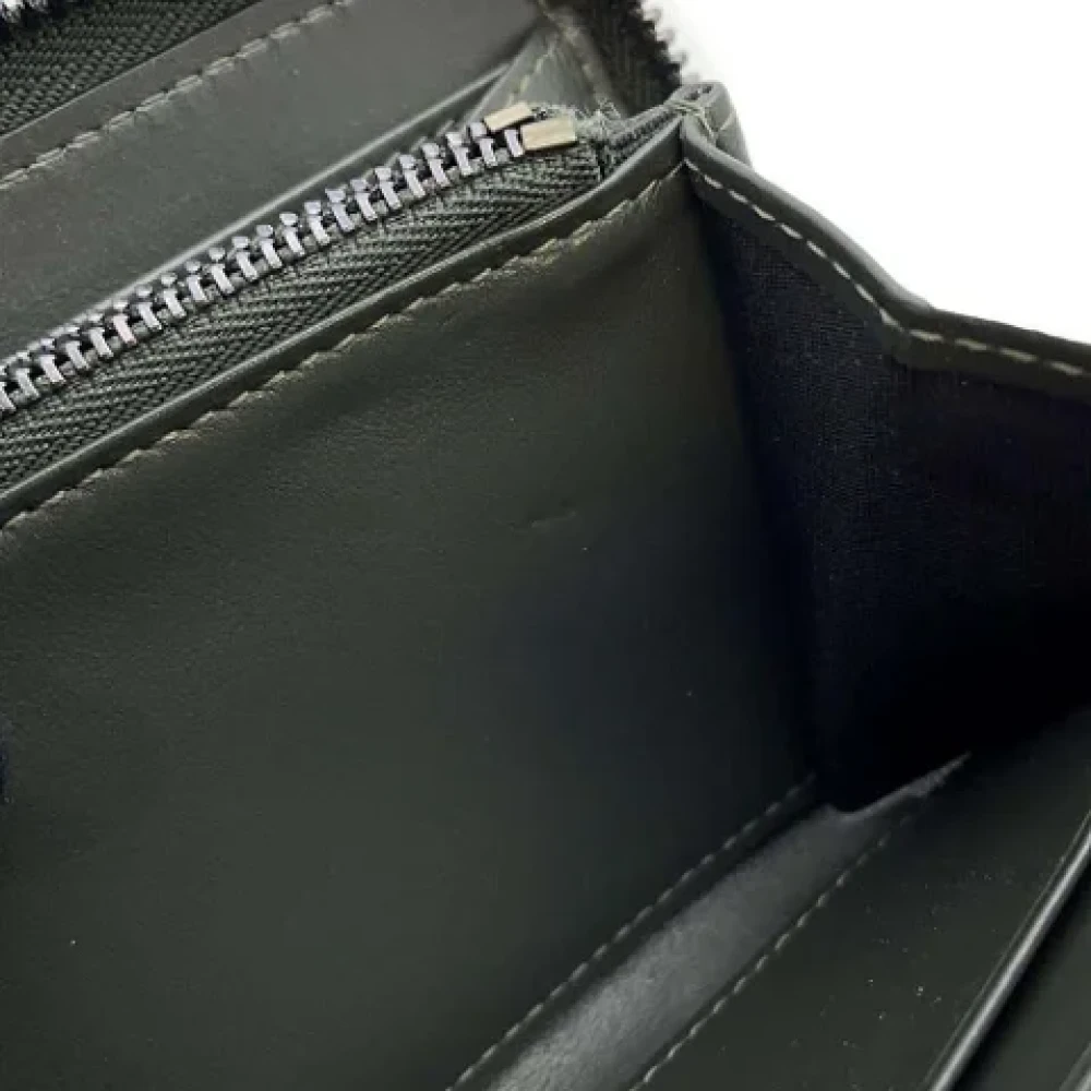 Jimmy Choo Pre-owned Leather wallets Green Heren