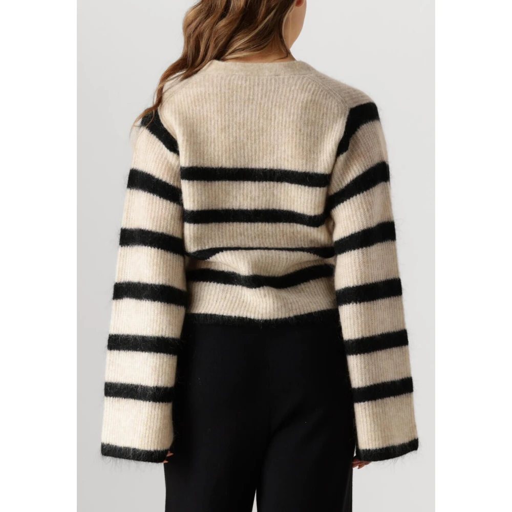 Second Female Wide Sleeve Cardigan Ovalis Knit Second Dames Beige Dames