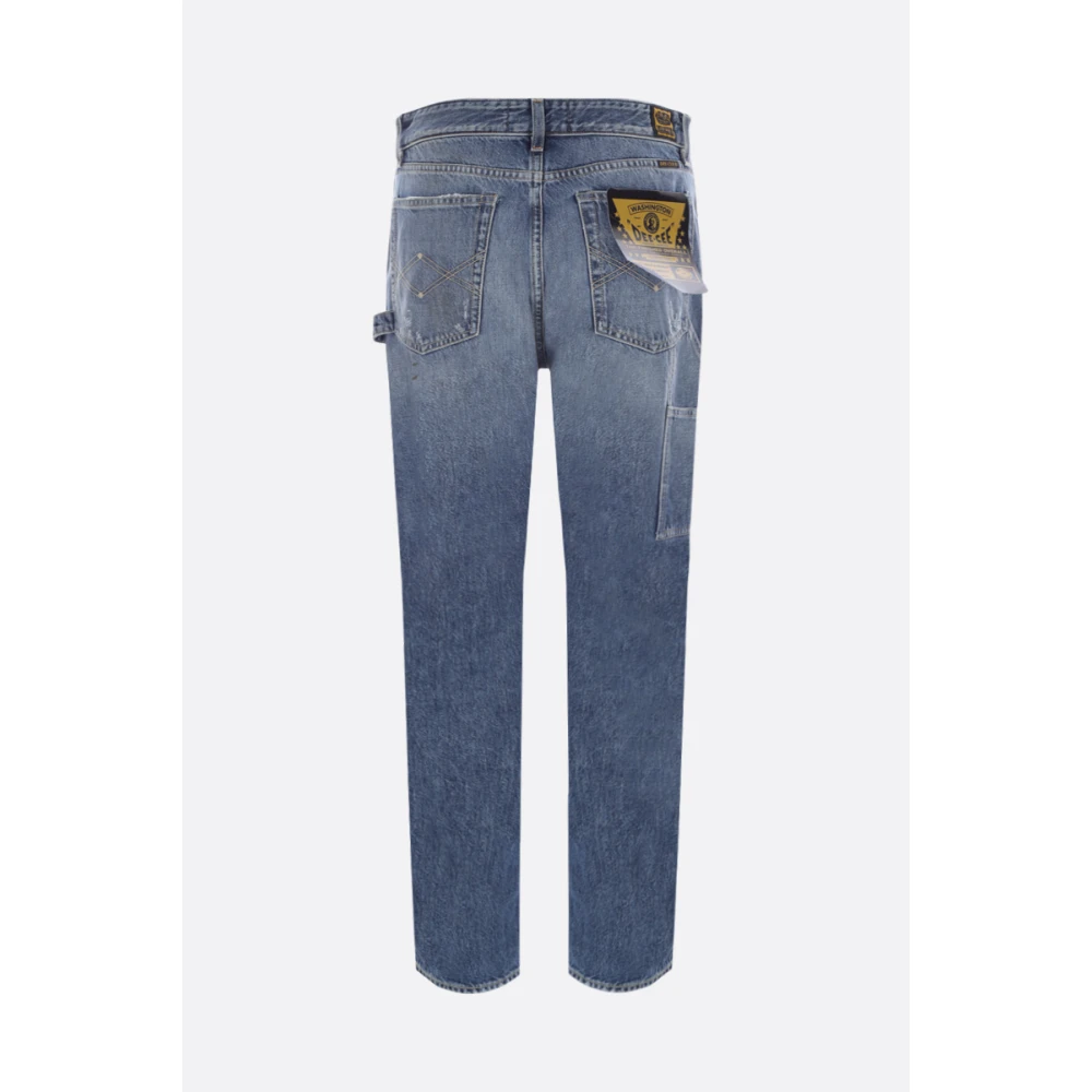 Washington DEE CEE Cropped Blauwe Gewassen Denim Jeans Blue Dames