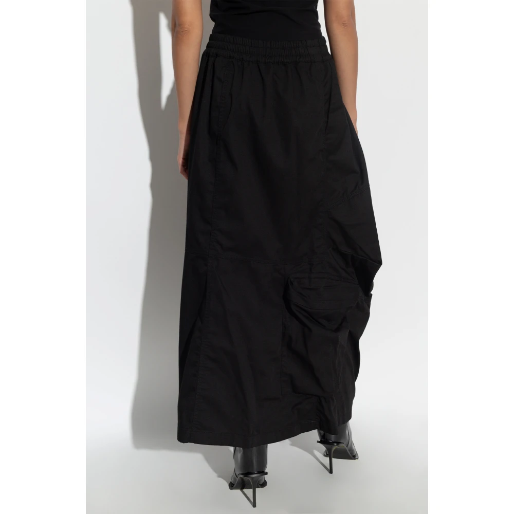 Diesel Rok met zakken O-Riana-P2 Black Dames