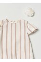 elegant-striped-ruffle-hem-dress