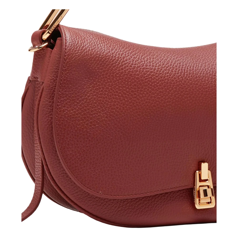 Coccinelle Leren handtas met schouderband Brown Dames
