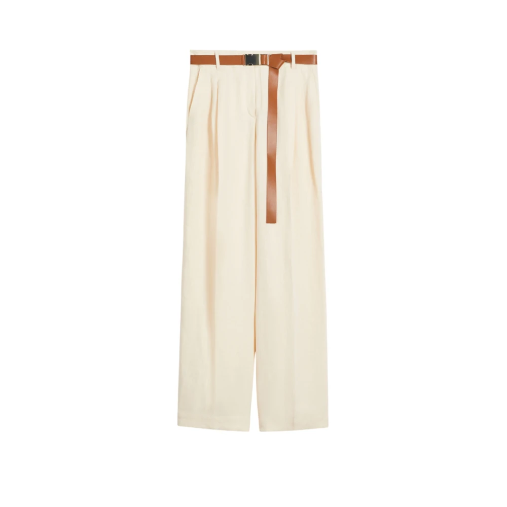 Trousers > Wide Trousers - - Max Mara Studio - Modalova