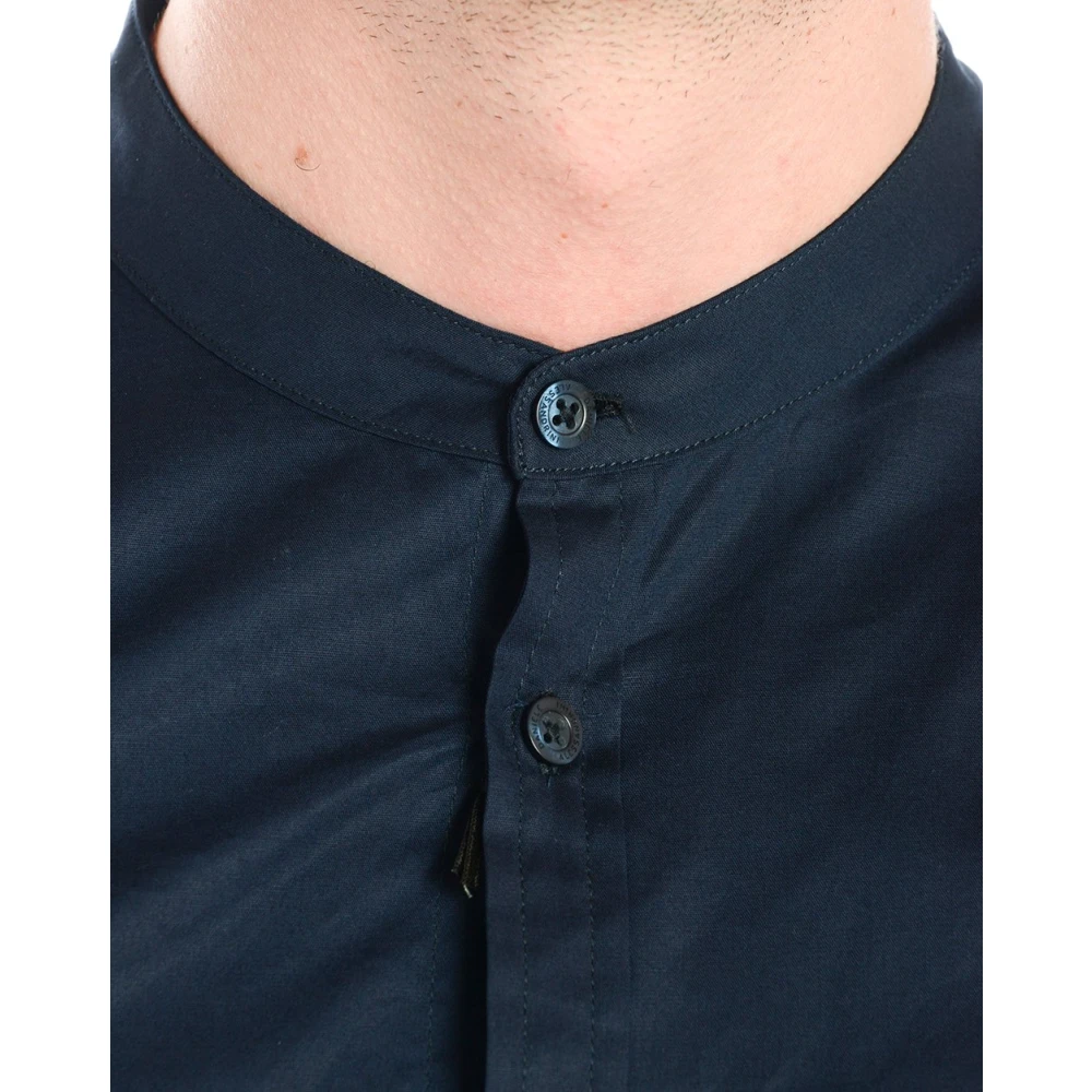 Daniele Alessandrini Slim Fit Angle Shirt Blue Heren