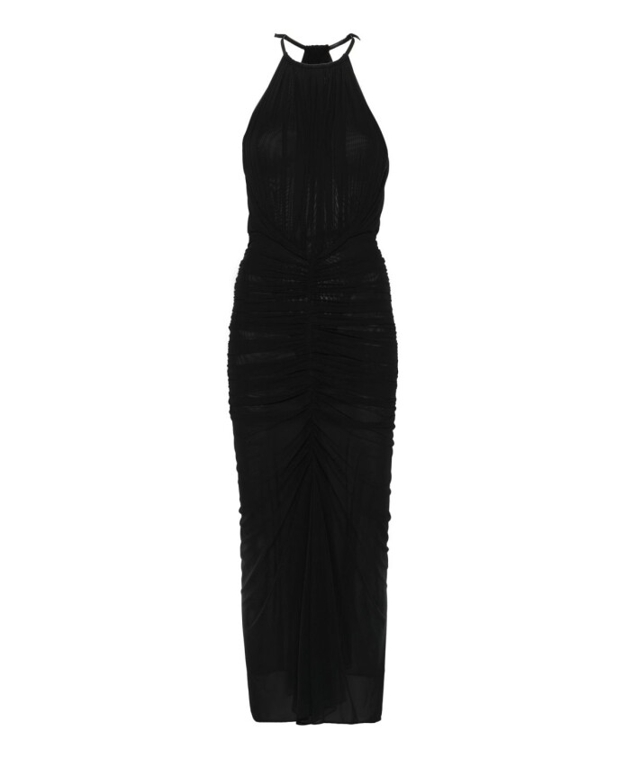 black-halterneck-sleeveless-open-back-dress