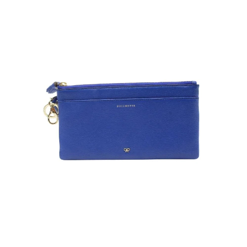 Anya Hindmarch Pre-owned Leather handbags Blue Dames