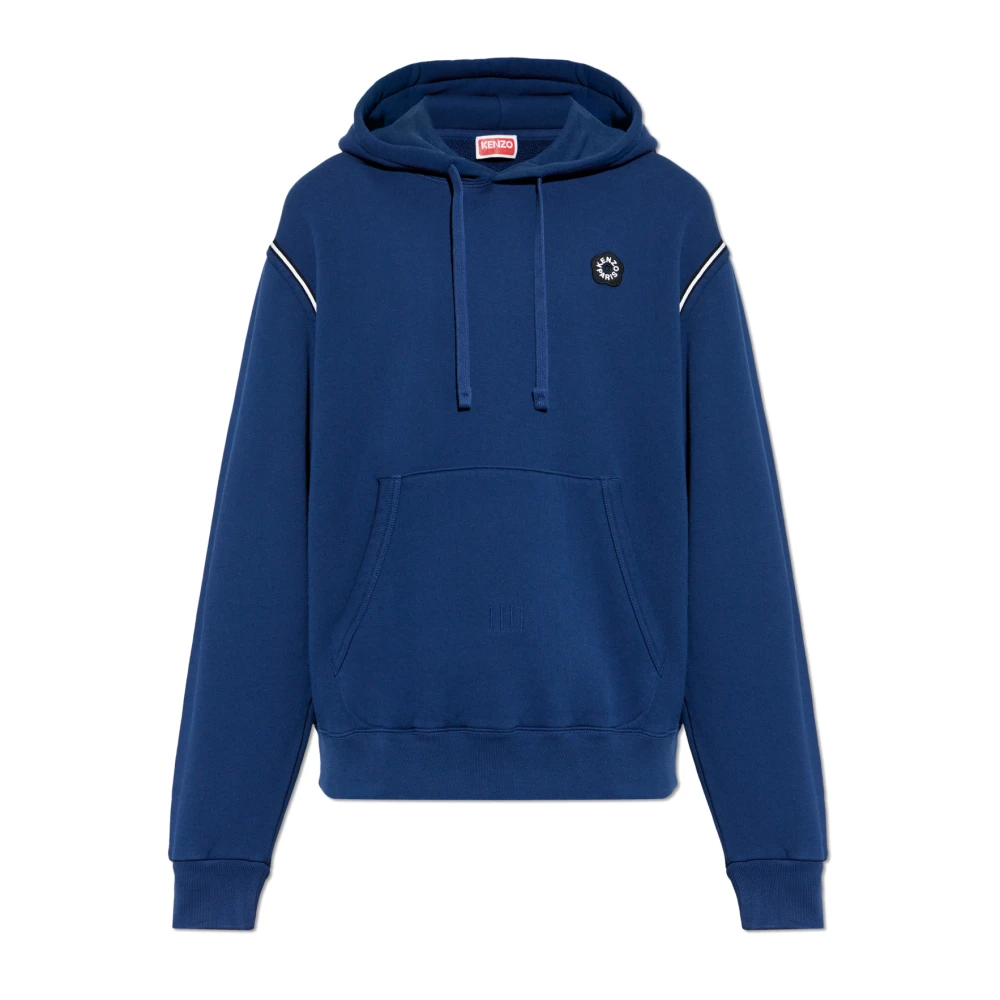 Kenzo Men's Blue Hoodies, L, Hooded Sweatshirt