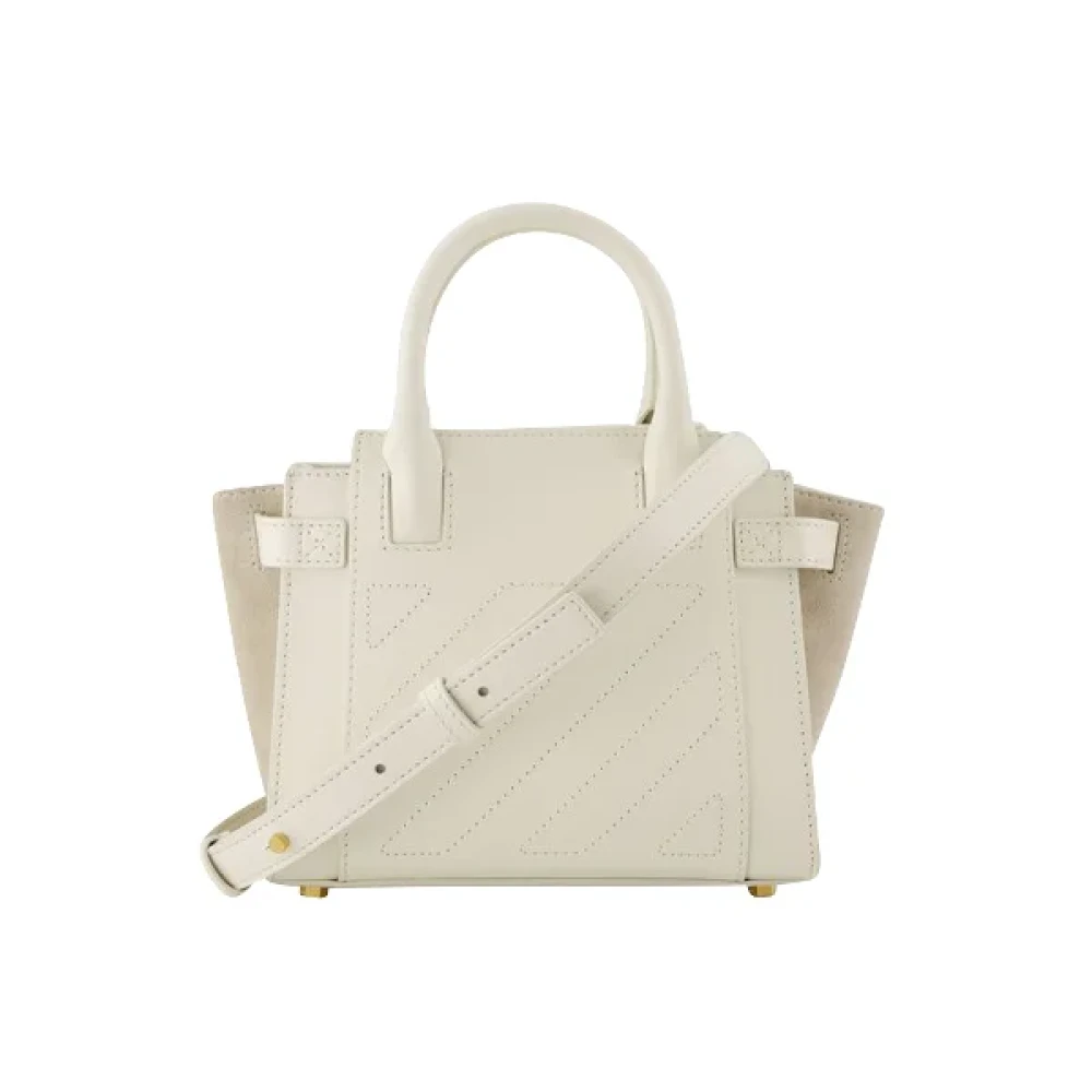 Off White Leather handbags White Dames