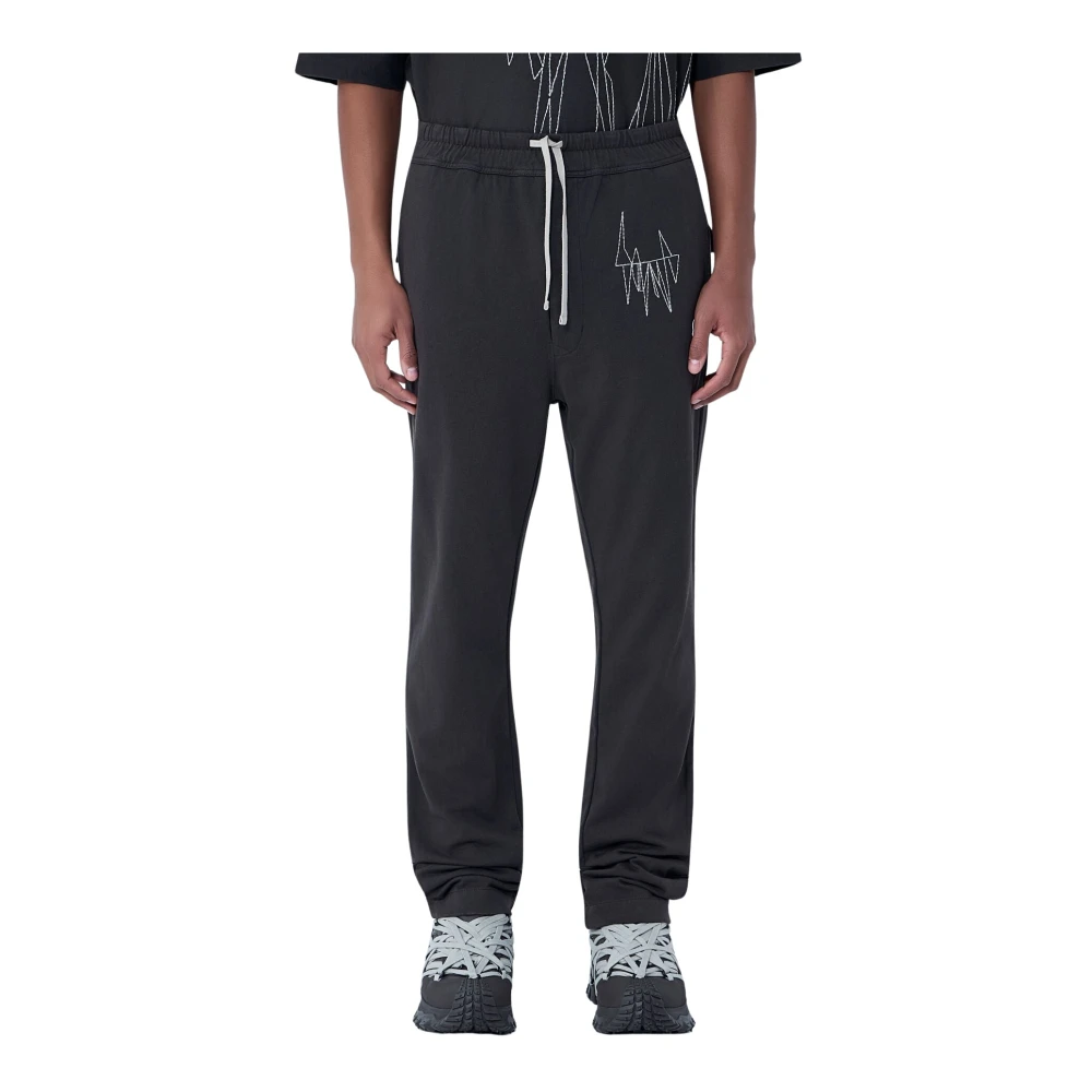 Moncler Elasticated Waist Drawstring Trousers - Male - Sweatpants - Gray - M - Trousers