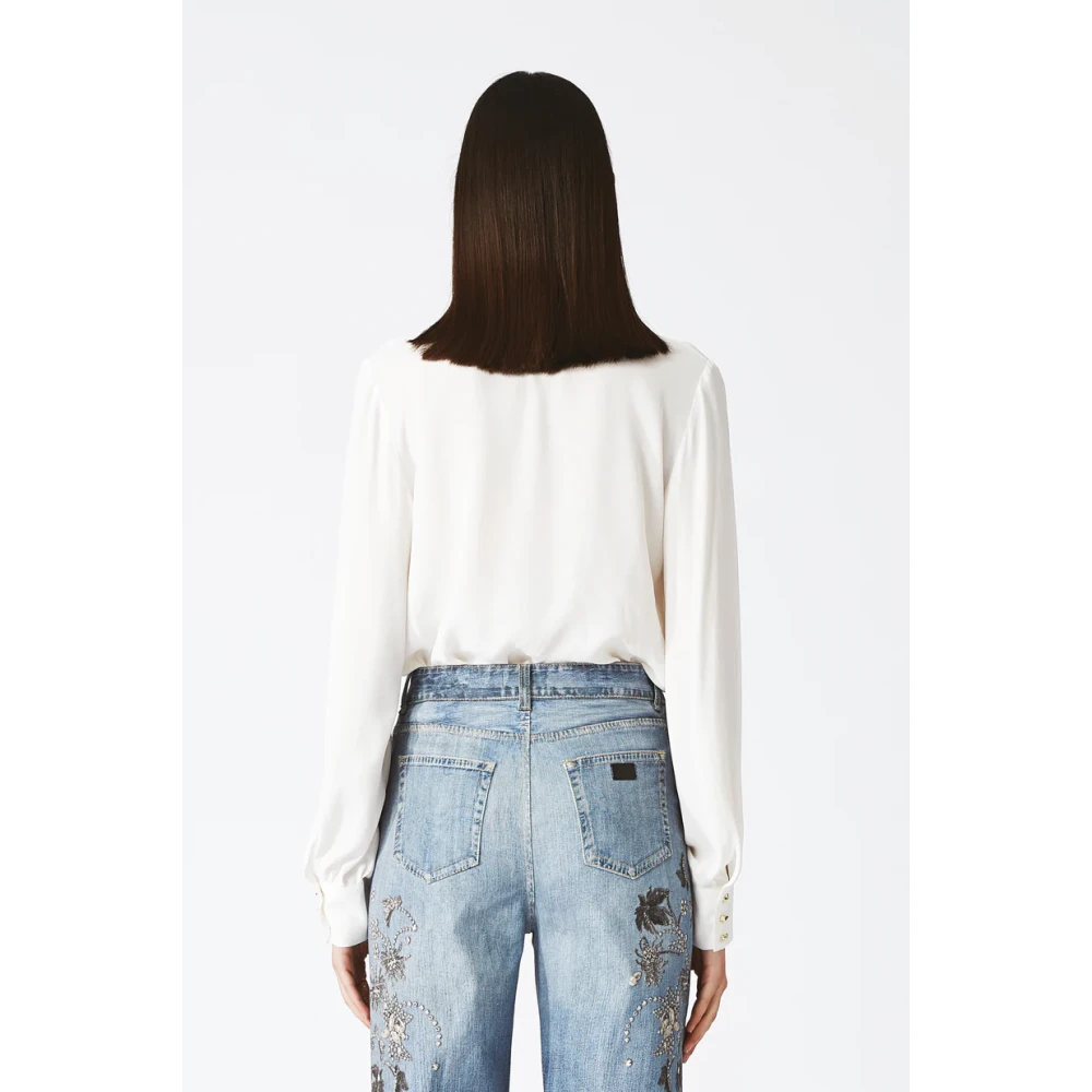 Nenette Ivory Shirt Collectie Beige Dames